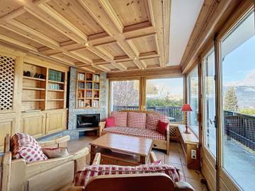 Chalet pour 9 personnes, avec balcon à Combloux