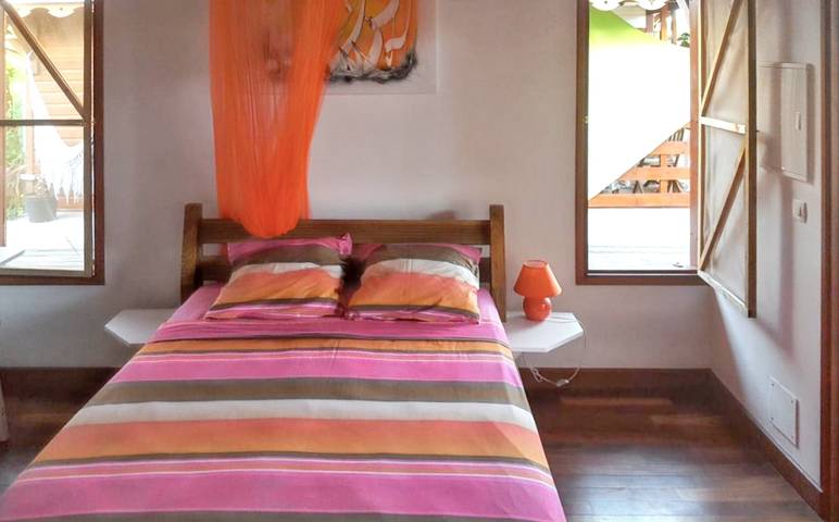 Bungalow für 3 Personen, mit Terrasse in der Karibik