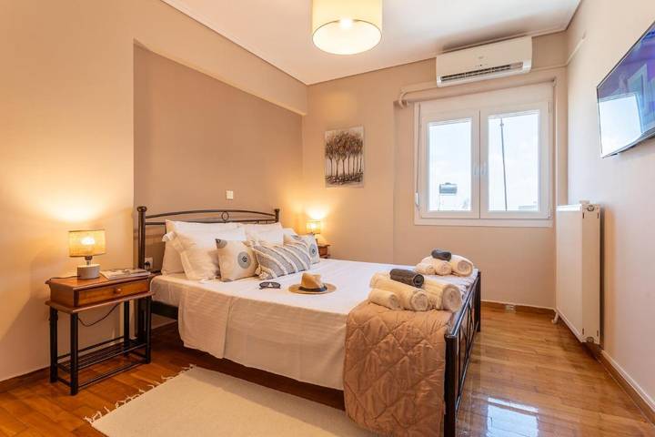 Vakantieappartement voor 3 personen, met uitzicht en balkon in Lesbos