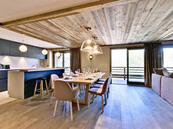 Ganze Wohnung, Ski-in-Ski-out Apartment mit Concierge in Méribel in Les Allues, Vanoise-Massiv