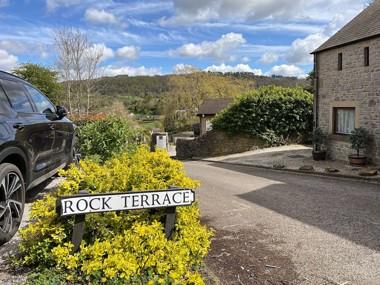 Rock Terrace View in Bakewell, Derbyshire