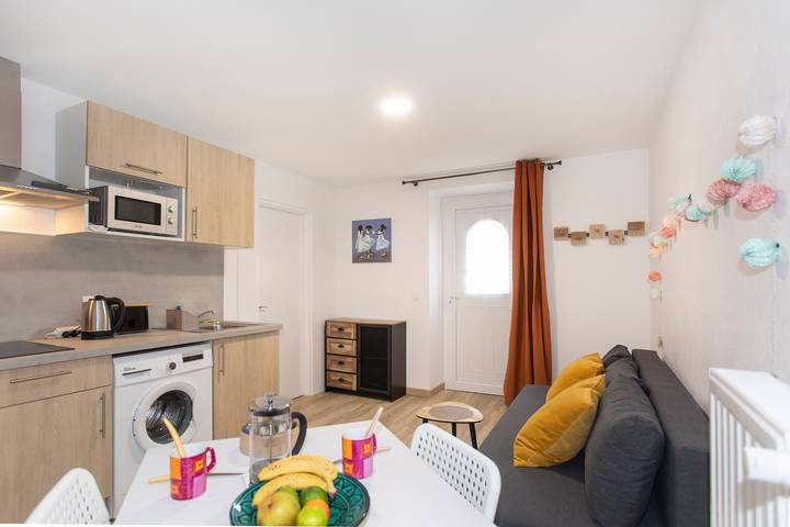 Appartement de vacances pour 4 personnes, avec Terrasse et Jardin