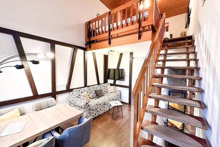 Hütte für 4 Personen, mit Balkon in Steibis