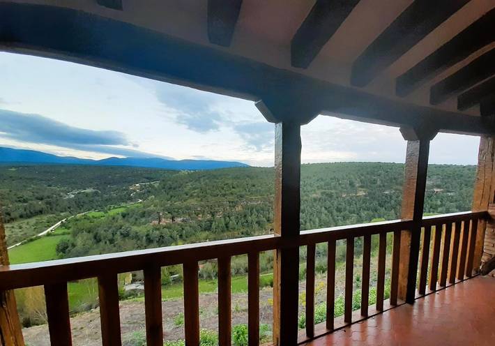 Casa rural para 8 personas, con Balcón y Terraza además de Jardín y Vistas en Pedraza