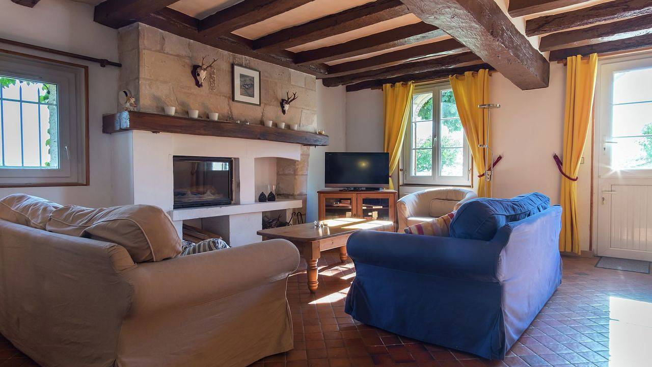 Maison de vacances pour 6 personnes avec terrasse in Montrichard, Région de Blois