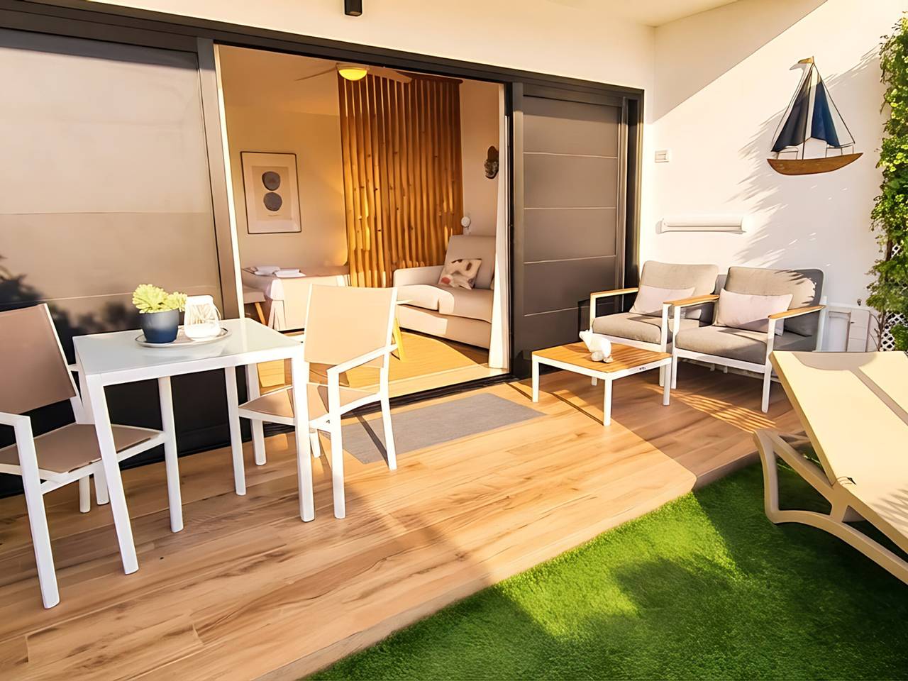 Ganze Wohnung, Ferienhaus mit privater Terrasse und Garten in Toscal - La Longuera, Los Realejos