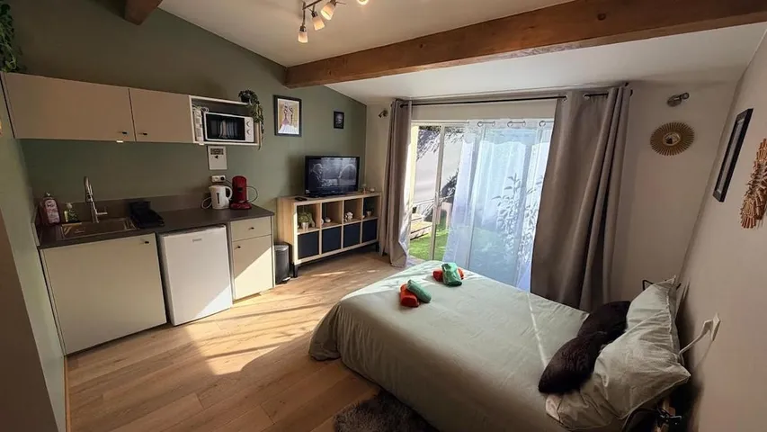 Apartamento de vacaciones para 2 personas, con jardín y terraza - 1