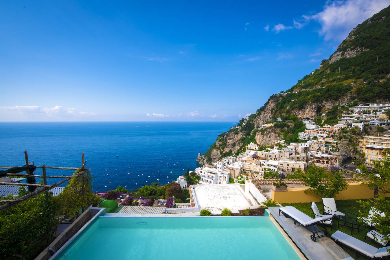 Villa Evia in Spiaggia Fornillo, Positano
