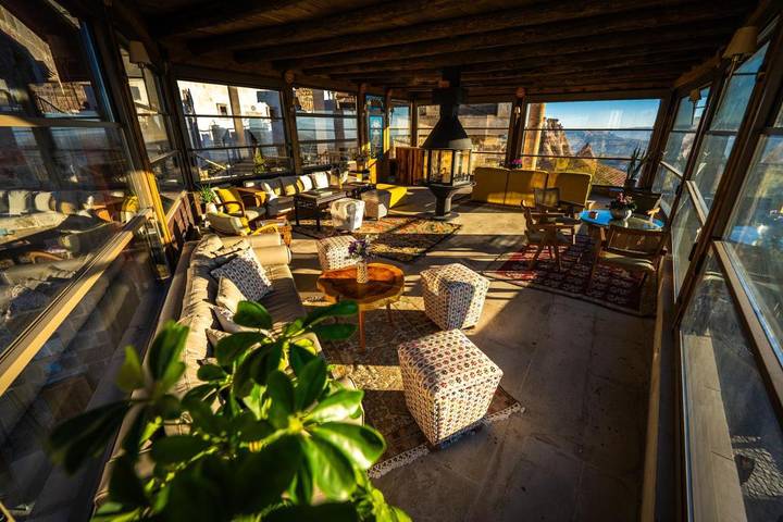 Hôtel pour 3 personnes, avec jardin et jacuzzi, animaux acceptés dans Uçhisar - 3