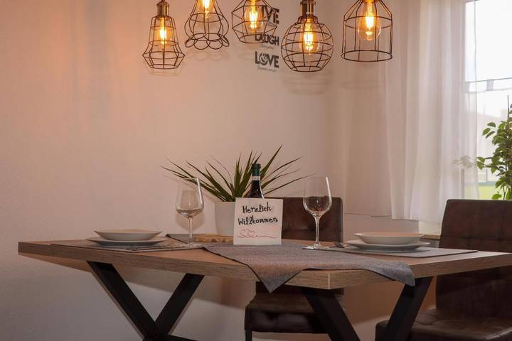 Ferienwohnung für 4 Personen, mit Terrasse und Garten sowie Ausblick in Fichtelberg