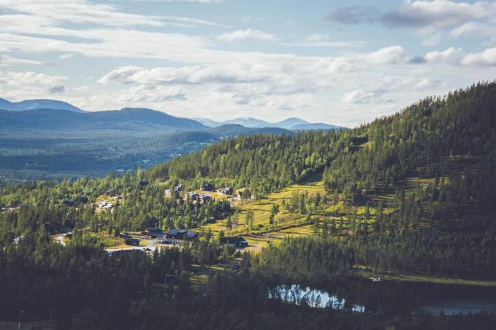 Chalet für 2 Personen, mit Sauna und Terrasse sowie Ausblick, mit Haustier in Nordschweden