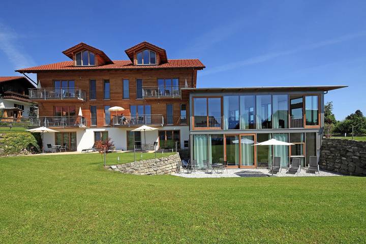 Ferienwohnung für 2 Personen, mit Terrasse und Garten sowie Sauna in Rieden - 3