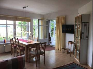Ferienwohnung für 3 Personen, mit Ausblick und Garten in Westfehmarn