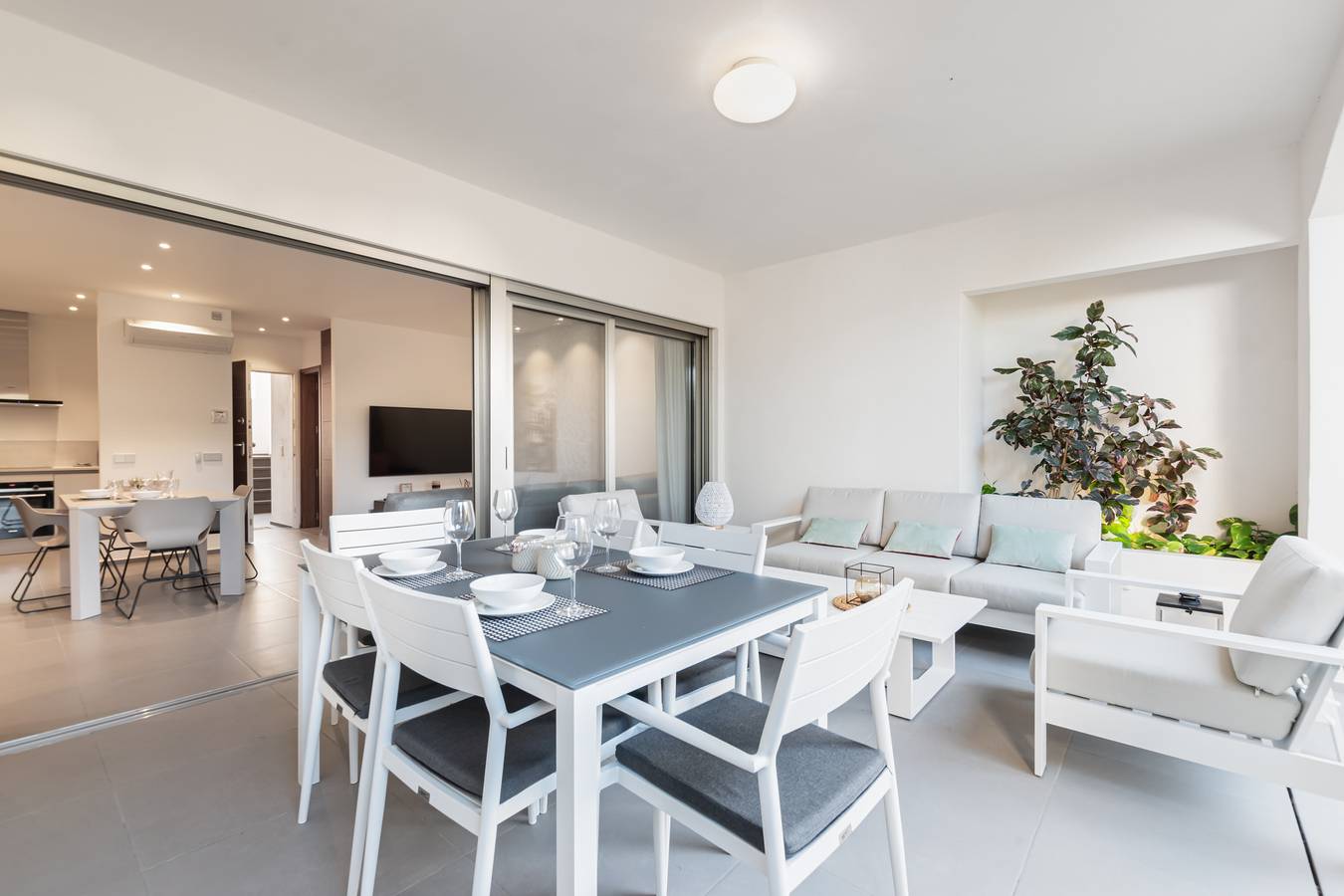 Ferienhaus für 3 Personen mit Kinderpool in Palm-Mar, Arona