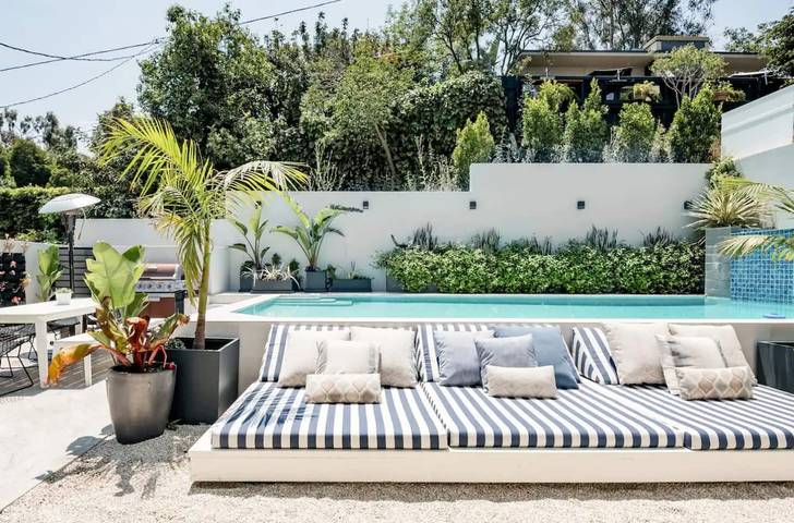 Maison de vacances pour 8 personnes, avec balcon et piscine à Los Angeles