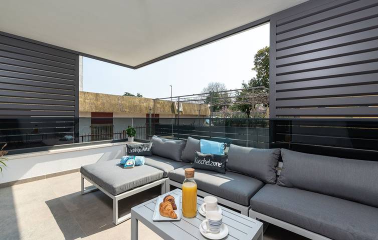 Apartament wakacyjny dla 4 osób, z balkon w Poreč