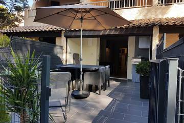 Gîte pour 4 personnes, avec terrasse et jardin, animaux acceptés dans Les Lecques