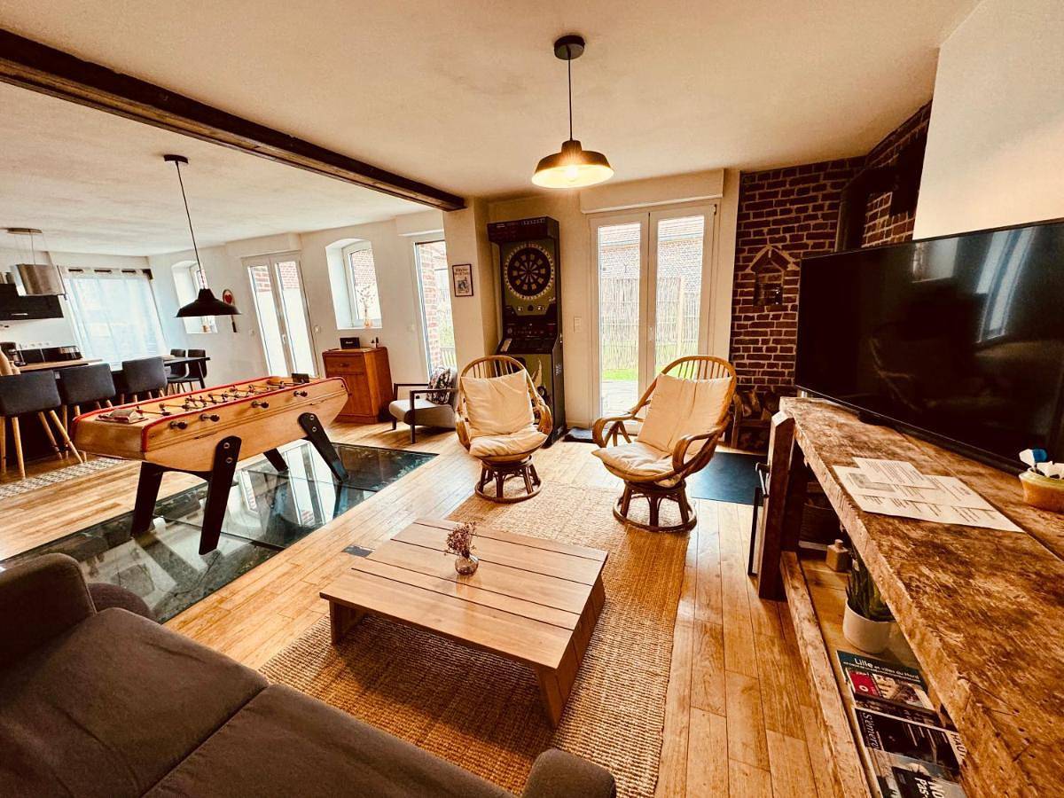 Appartement entier, Bain nordique privé - Cottage cosy près de Lille - Jeux & détente in Fromelles, Région de Lille