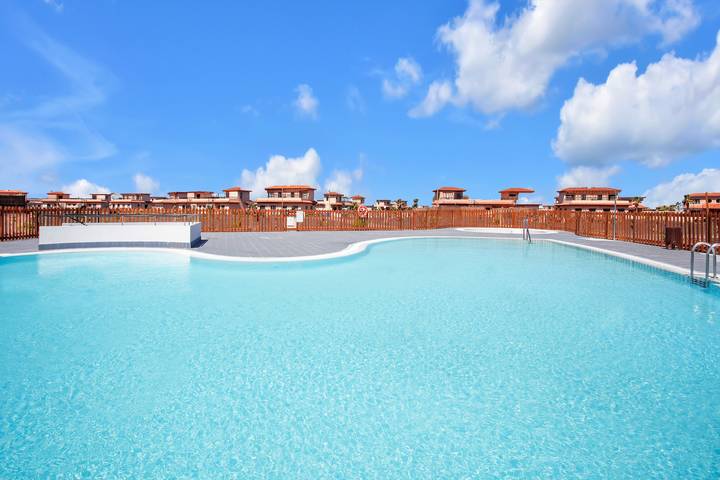 Casa vacanza per 4 persone, con Balcone e Giardino nonché Piscina per bambini a La Oliva