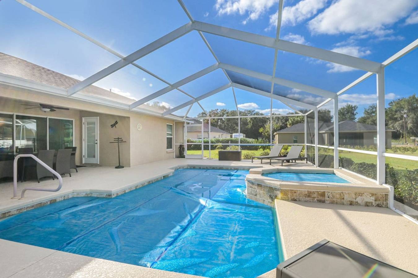 Villa Joy: 3-bed / 2-bath & private pool/spa in Citrus County