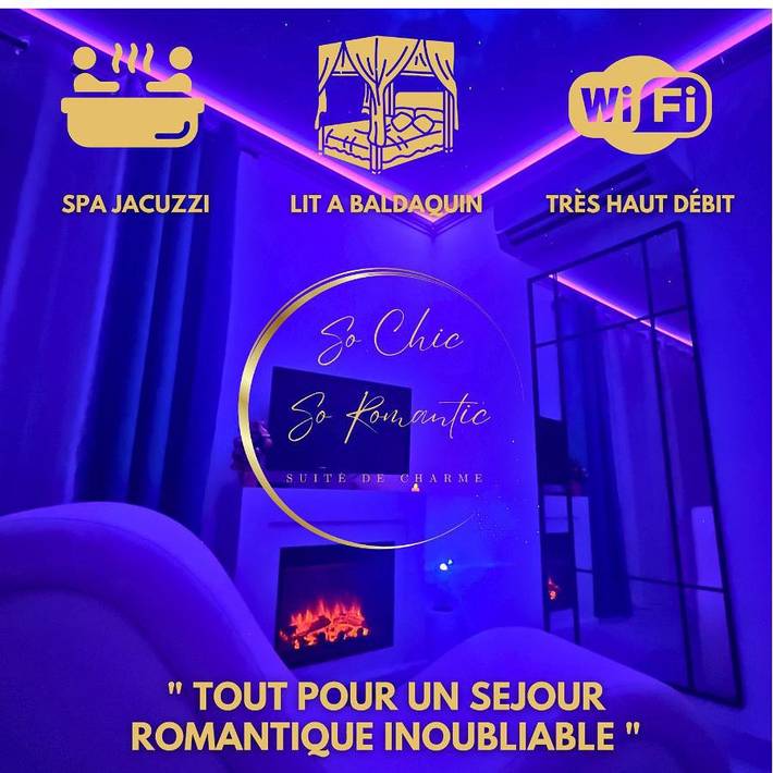 Chambre d’hôte pour 2 personnes, avec Jacuzzi et Terrasse ainsi que Jardin et Piscine