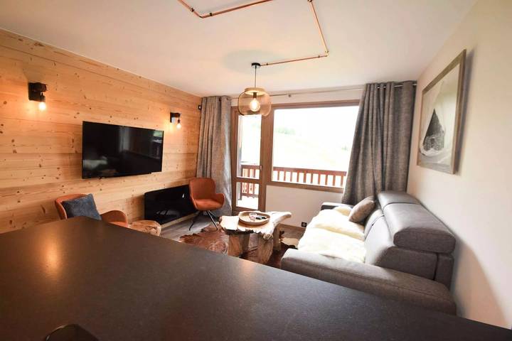Apartamento entero, 2 estancias 4 pers - Los Gentians - Villages Plain - Clase 3*- Wifi in Plagne Villages, La Plagne-Tarentaise