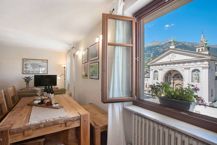 Vakantiewoning voor 4 personen, met balkon in Aosta