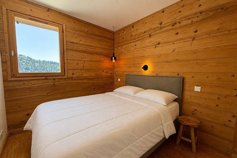 Appartement entier, Appartement avec parking, animaux Ok - 6 pers., vue montagne in Notre-Dame-de-Bellecombe, Région d'Albertville
