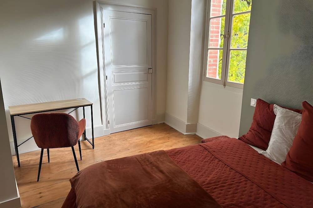 Entire apartment, Room \"Room 6\" with Shared Terrace, Communal Garden and Wi-Fi in Vic-en-Bigorre, Hautes-Pyrénées