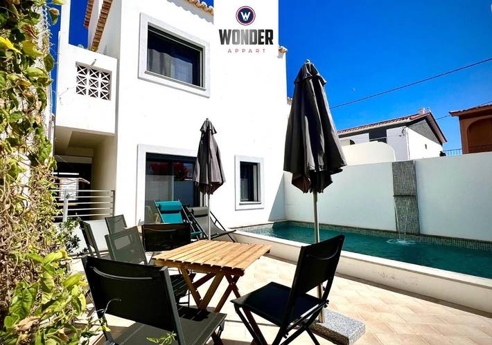 Chalet para 6 personas, con Balcón además de Terraza y Piscina en Santa Luzia (Tavira)