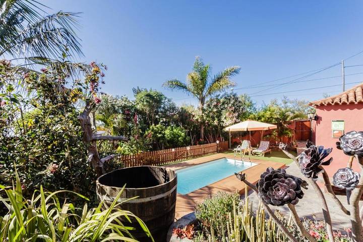 Casa rural para 2 personas, con Terraza y Jardín además de Piscina y Vistas en Puntagorda - 4