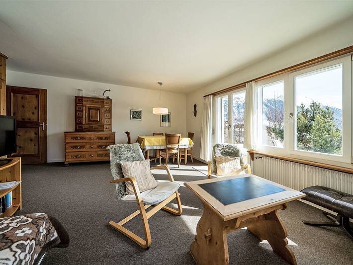 Ganze Wohnung, Chesa Quadrellas / Eg in Samedan, Sankt Moritz