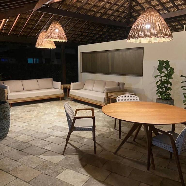 Haus in Wohnanlage am Meer, Hühnerhafen (hohe Mauer) in Praia do Muro Alto, Litoral Sul de Pernambuco