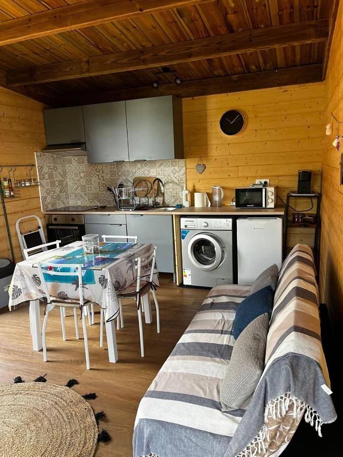 Chalet pour 3 personnes, avec jardin et vue