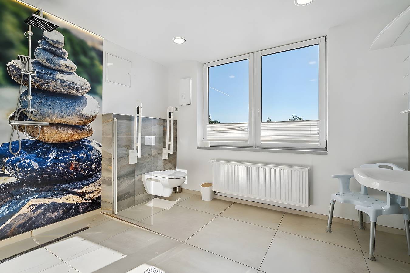Ganze Wohnung, Ferienwohnung „Zum Segel“ 1 mit privater Terrasse und Wlan in Bungalowdorf Zadelsdorf, Zeulenroda-Triebes
