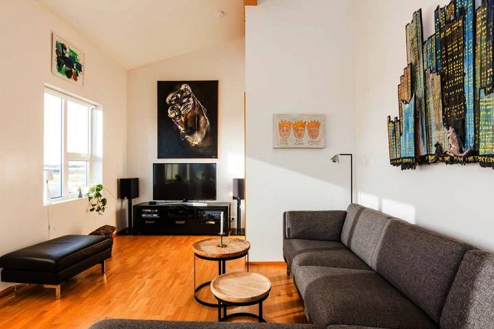 BnB für 6 Personen, mit Sauna und Garten sowie Ausblick in Island