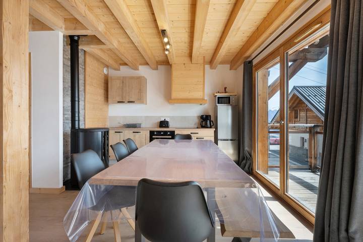 Chalet pour 8 personnes, avec balcon, animaux acceptés à Fontcouverte-la-Toussuire - 3