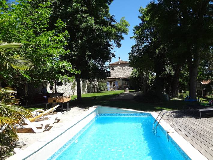 Gîte pour 5 personnes, avec piscine à Penne-d'Agenais