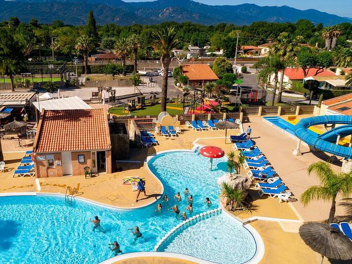 Camping pour 6 personnes, avec bassin pour enfant à Argelès-sur-Mer