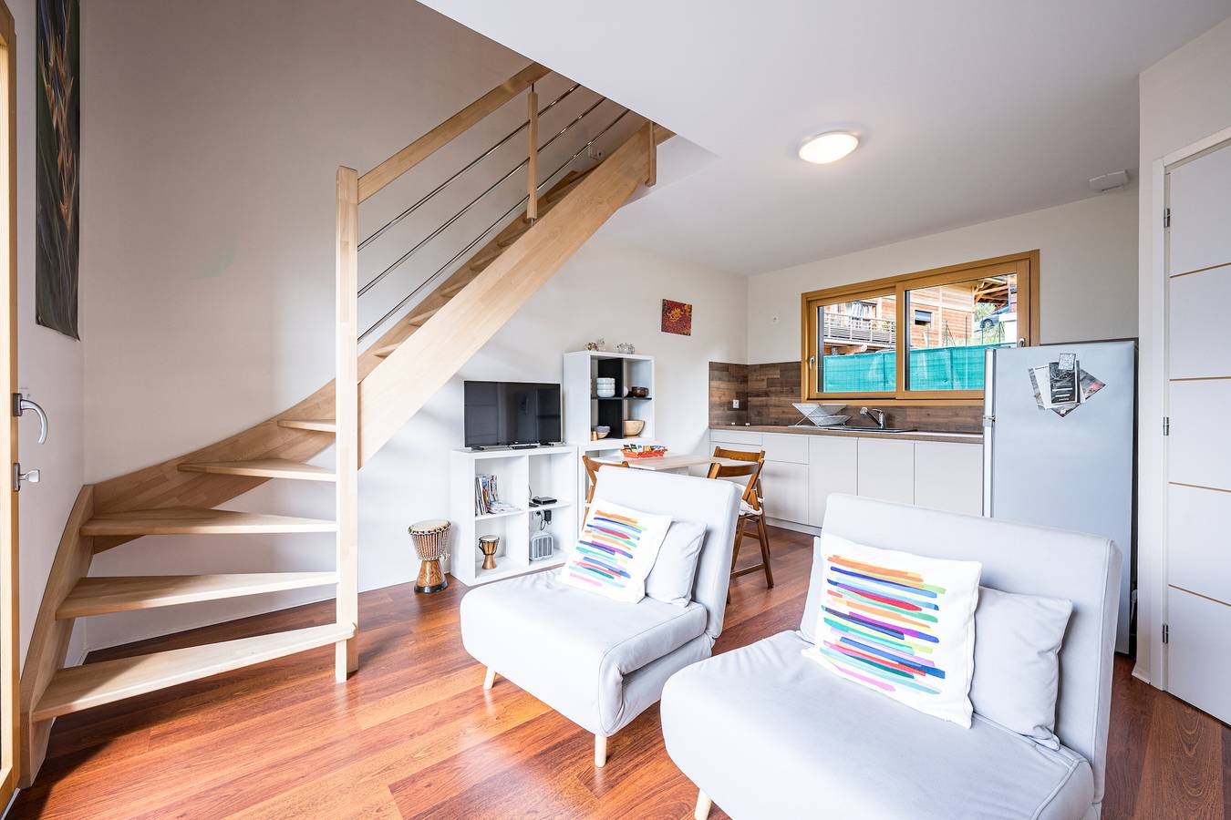 Entire apartment, Apartment 'La Côte D'Aime 44m2' with Mountain View, Shared Terrace and Wi-Fi in La Côte-d'Aime, Massif du Mont-Blanc