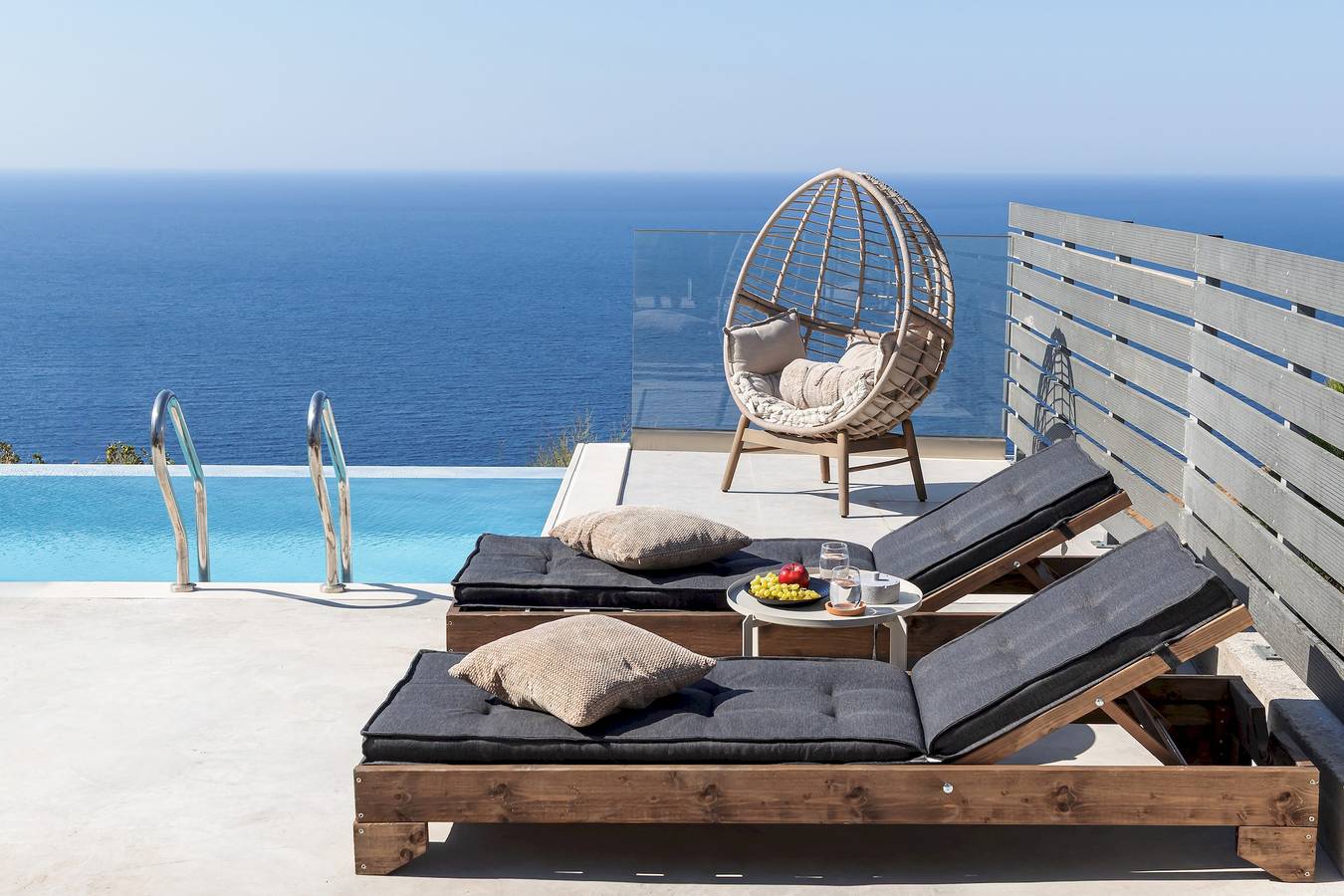 Villa für 4 Personen mit Pool in Agia Pelagia, Achlada
