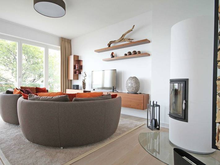 Ferienwohnung für 3 Personen, mit Sauna und Terrasse sowie Ausblick, mit Haustier in Sassnitz - 3