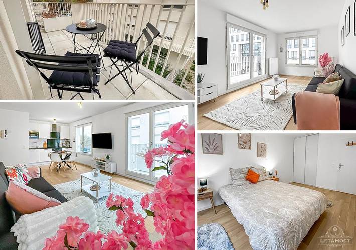 Gîte pour 6 personnes, avec balcon à Châtenay-Malabry - 4