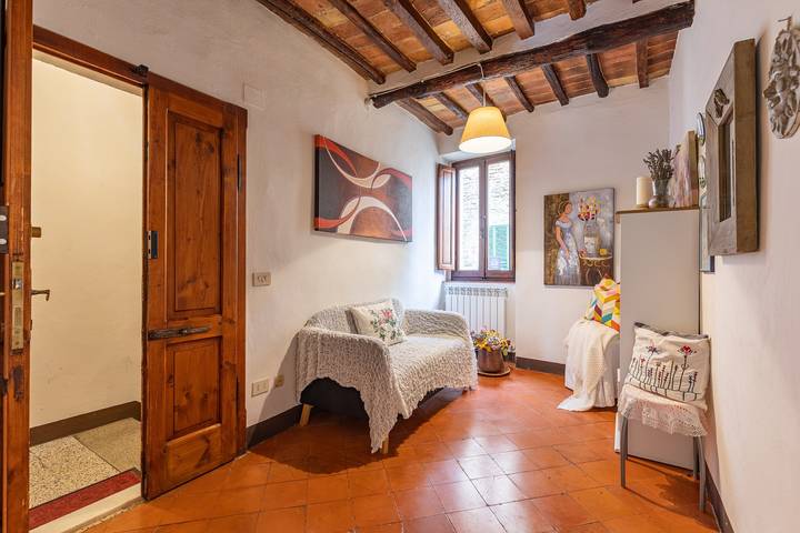 Hel lägenhet, Apartment 'Rocci Al 17' with Mountain View and Wi-Fi in Montalcino, Val d'Orcia