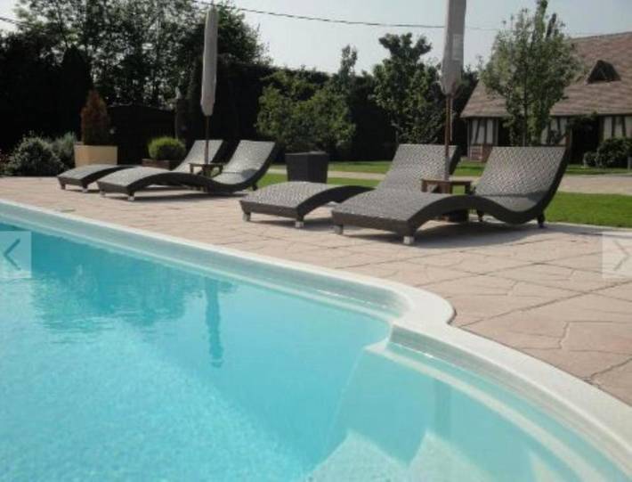 Location de vacances pour 4 personnes, avec jardin ainsi que piscine et vue, adapté aux familles à Fatouville-Grestain - 4