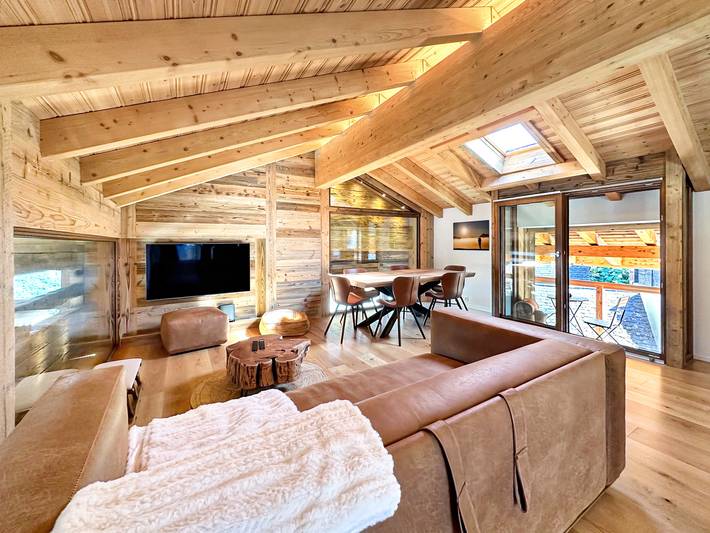 Ferienwohnung für 6 Personen, mit Balkon und Terrasse in Haute Nendaz