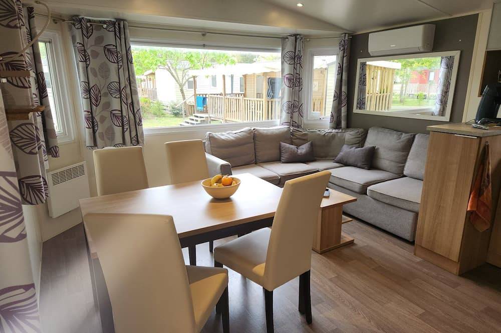 Mobil home Seignosse-Océan  Bord de mer  tout confort 4/6 prs 40m2 in Seignosse, Côte d’Argent