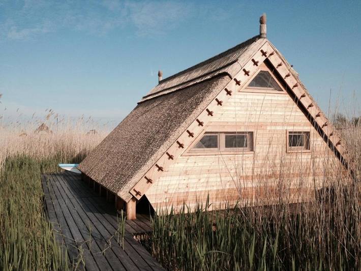 Chalet für 5 Personen, mit Ausblick und Seeblick sowie Garten im Burgenland