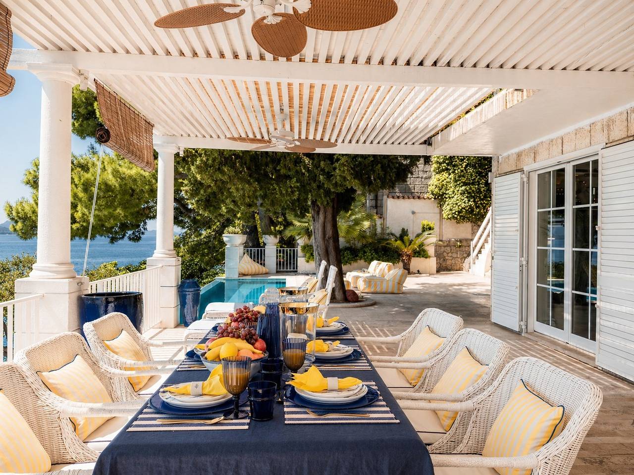 Seafront Villa Dubrovnik Sea Diamant for 7 guests in Lozica, Dubrovnik-Neretva