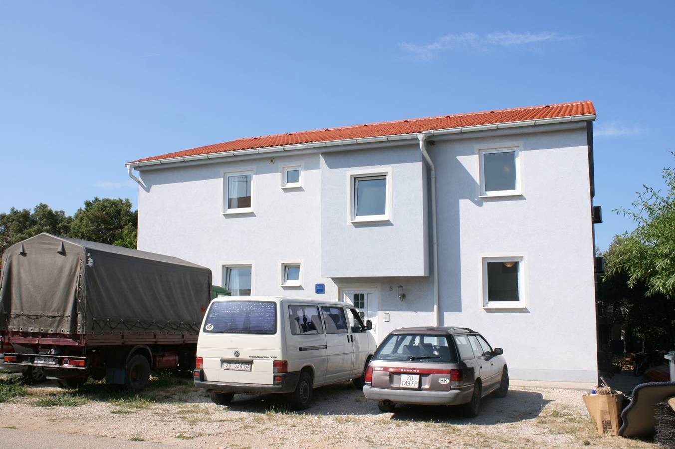 Cały apartament, Jednopokojowy apartament z tarasem i widokiem na morze Mandre, Pag A-6405-c in Mandre, Pag (Wyspa)